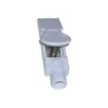 ADAPTATEUR PRESSION ECG DOUILLE 4 MM VERROUILLAGE - blanc