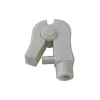ADAPTATEUR PRESSION PAR PINCEMENT POUR ECG DOUILLE 4 MM BLANC - à l'unité