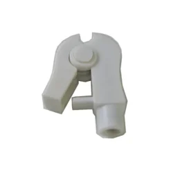 ADAPTATEUR PRESSION PAR PINCEMENT POUR ECG DOUILLE 4 MM BLANC - à l'unité