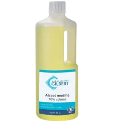 ALCOOL MODIFIÉ 70% DÉSINFECTION PEAU SAINE LABORATOIRES GILBERT - flacon de 1 l