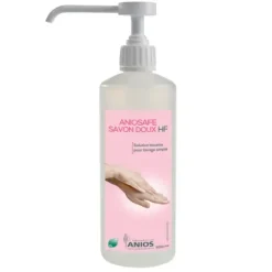 ANIOSAFE SAVON DOUX HAUTE FRÉQUENCE ANIOS - flacon 500 ml + pompe