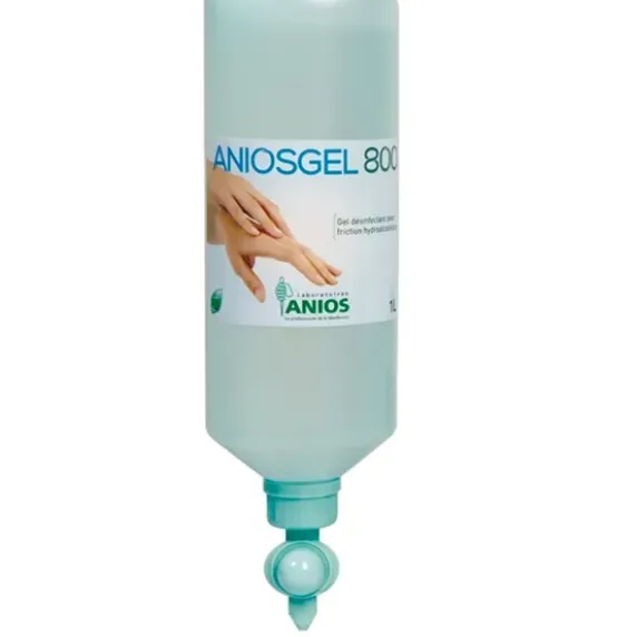 ANIOSGEL 800 AIRLESS GEL HYDROALCOOLIQUE ANIOS - pack 12 x 1 l + 1 distributeur