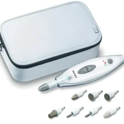 APPAREIL DE MANUCURE-PEDICURE MP41 LED 7 ACCESSOIRES BEURER - avec trousse