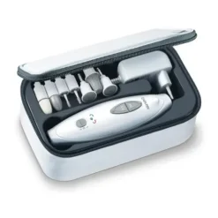 APPAREIL DE MANUCURE-PEDICURE MP41 LED 7 ACCESSOIRES BEURER - avec trousse