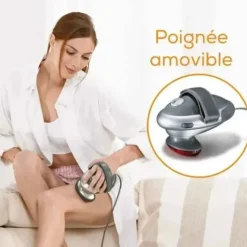APPAREIL DE MASSAGE AMOVIBLE TÊTE INFRAROUGE BEURER - poignée amovible