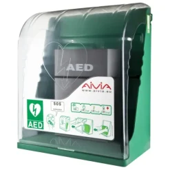 ARMOIRE MURALE DÉFIBRILLATEUR CAPOT TRANSPARENT HOLTEX - unité