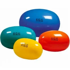 BALLON EGG BALL FORME STABLE RÉÉDUCATION - plusieurs tailles