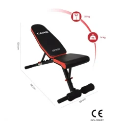 BANC DE MUSCULATION CB-303 RÉGLABLE DOSSIER AJUSTABLE CARE