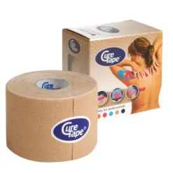 BANDE DE SOINS ADHÉSIVE CURE TAPE RESPIRANTE CURE TAPE - beige 5 m