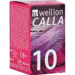 BANDELETTES DE TEST WELLION CALLA COMPATIBLES CALLA LIGHT WELLION - boîte de 10