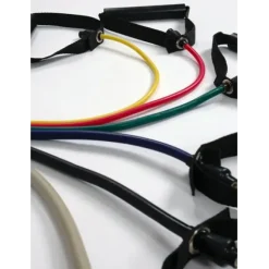 BANDE TUBE AVEC POIGNÉES THERABAND RÉSISTANCE PROGRESSIVE - longueur 120 cm
