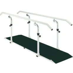 BARRES PARALLÈLES EASY CLICK AVEC SOCLE RÉGLABLE FERROX - longueur 250 cm