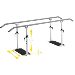BARRES PARALLÈLES REPLIABLES EASY CLICK SANS SOCLE FERROX - longueur 3 m