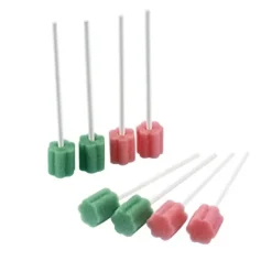BATONNETS MOUSSE HYGIENE BUCCALE EMBOUT 8 FACES COMED - sachet de 10