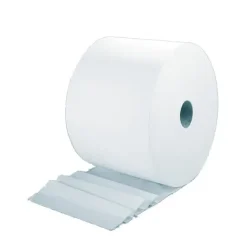 BOBINE D'ESSUYAGE BLANCHE 1000 FORMATS 2 PLIS - lot de 2 bobines