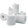 BOBINE MAXI OUATE DÉVIDAGE CENTRAL BLANCHE DOUBLE ÉPAISSEUR - colis de 6 bobines
