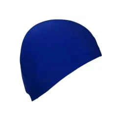 BONNET DE BAIN POLYESTER ÉLASTIQUÉ BLEU ROI - taille unique