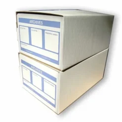 BOÎTE À ARCHIVES POUR FICHES PATIENTS CARTON COMED - formats m et l