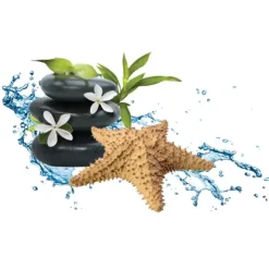BOUGIE DE MASSAGE FRAÎCHEUR MARINE HUILES 100% NATURELLES - 160 g