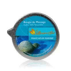 BOUGIE DE MASSAGE FRAÎCHEUR MARINE HUILES 100% NATURELLES - 160 g