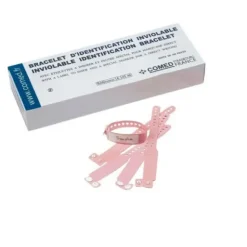 BRACELET D'IDENTIFICATION FERMETURE INVIOLABLE COMED - lot de 100