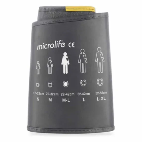 BRASSARD SOUPLE 4G POUR TENSIOMÈTRE AU BRAS MICROLIFE - l-xl 32-52 cm