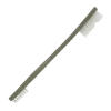 BROSSE À INSTRUMENTS DOUBLE TÊTE NYLON AUT OCLAVABLE - longueur 18 cm