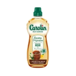 CAROLIN NETTOYANT MULTI-SURFACES SAVON NOIR FLEUR D'ORANGER - 1 l