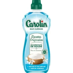 CAROLIN NETTOYANT MULTI-SURFACES BICARBONATE DE SOUDE FLEUR DE CITRONNIER - 1 l