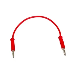 CÂBLE POUR ÉLECTROTHÉRAPIE 15 CM PRISE MÂLE 2 MM RACCORDEMENT ÉLECTRODES - noir ou rouge