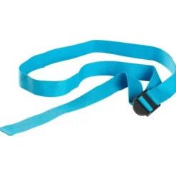 CEINTURE DE YOGA AIDE AUX ÉTIREMENTS ET POSTURES - bleu 183 x 4 cm