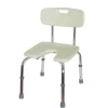 CHAISE DE DOUCHE OCEANE RÉGLABLE EN HAUTEUR COLSON - blanc