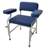 CHAISE DE PRELEVEMENT MEDICLINIC ACCOUDOIRS RÉGLABLES MEDICLINIC - coloris bleu