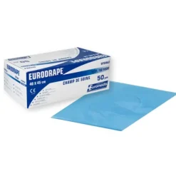 CHAMP DE SOINS SIMPLE STÉRILE ABSORBANT IMPERMÉABLE EUROMEDIS - boîte de 50