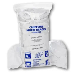 CHIFFONS D'ESSUYAGE BLANC MULTI USAGES ABSORBANTS - sac de 1 kg