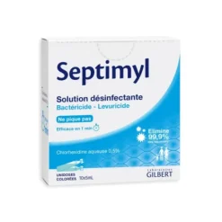 CHLORHEXIDINE AQUEUSE UNIDOSES STÉRILE LABORATOIRES GILBERT - Boîte de 10 x 5 ml