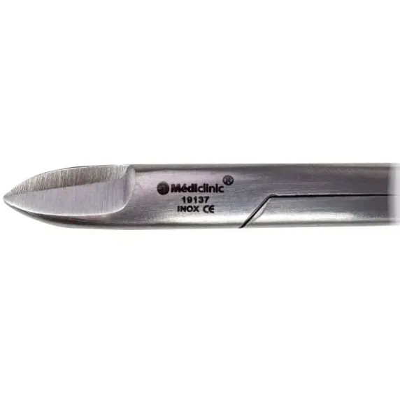 CISEAUX A ONGLES DROITS INOX MEDICLINIC - 12 cm