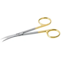 CISEAUX IRIDECTOMIE COURBÉ EN CARBURE DE TUNGSTÈNE 11CM