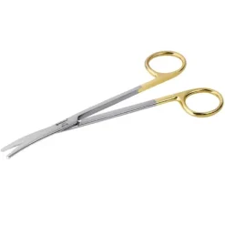 CISEAUX METZENBAUM COURBÉ EN CARBURE DE TUNGSTÈNE 15CM