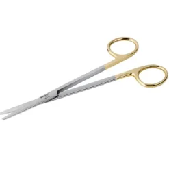 CISEAUX METZENBAUM DROIT EN CARBURE DE TUNGSTÈNE 15CM