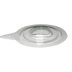 CLIP CD ADHÉSIF THERMOFORMÉ FIXATION TRANSPARENTE -Planche de 48