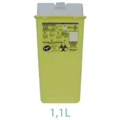 COLLECTEUR À AIGUILLES DASRI MINI RIGIDE PAROLAI - 1,1 l