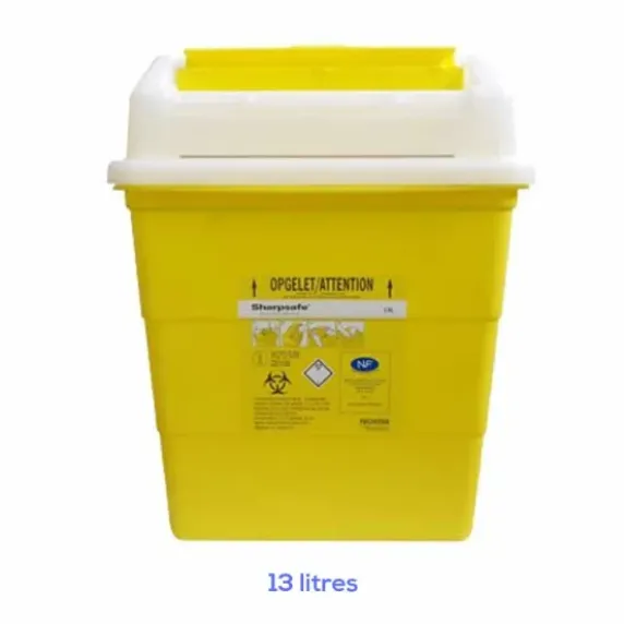 COLLECTEUR À AIGUILLES DASRI STIL'ECO RIGIDE PAROLAI - 13 l