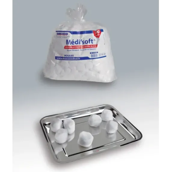 COTON BOULES MEDI'SOFT - Sachet de 700