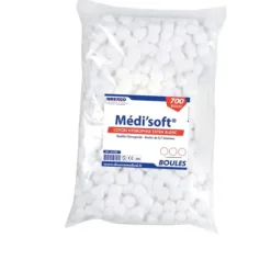 COTON BOULES MEDI'SOFT - Sachet de 700