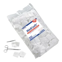 COTON CARRÉ MEDI'SOFT DOUX ABSORBANT - sachet de 500