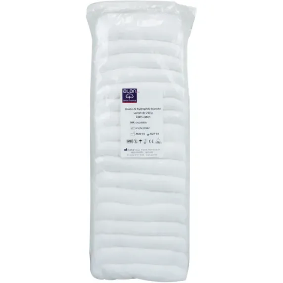 COTON HYDROPHILE BLANCHE EN SACHET DE 250G