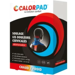 COUSSIN CHAUD & FROID CERVICALES RÉUTILISABLE - 20 x 40 cm