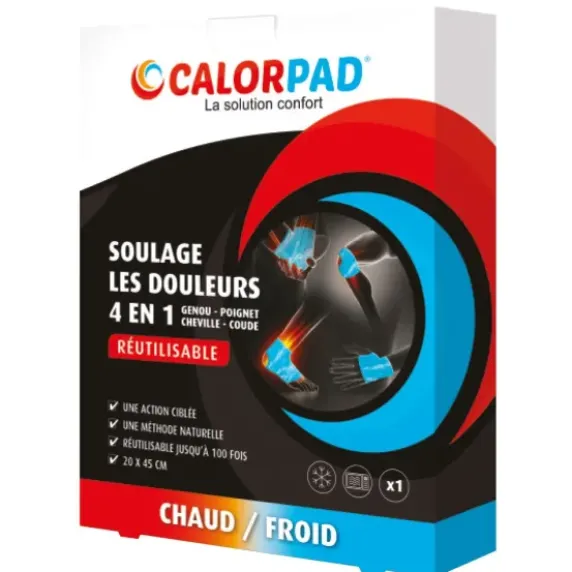 COUSSIN CHAUD & FROID 4 EN 1 CALORPAD - 20 x 45 cm