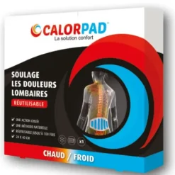 COUSSIN CHAUD FROID LOMBAIRE CALORPAD RÉUTILISABLE - 20 x 40 cm